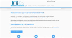 Desktop Screenshot of dierenkliniekjol.nl